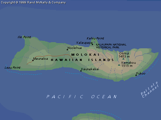 molokai Karte